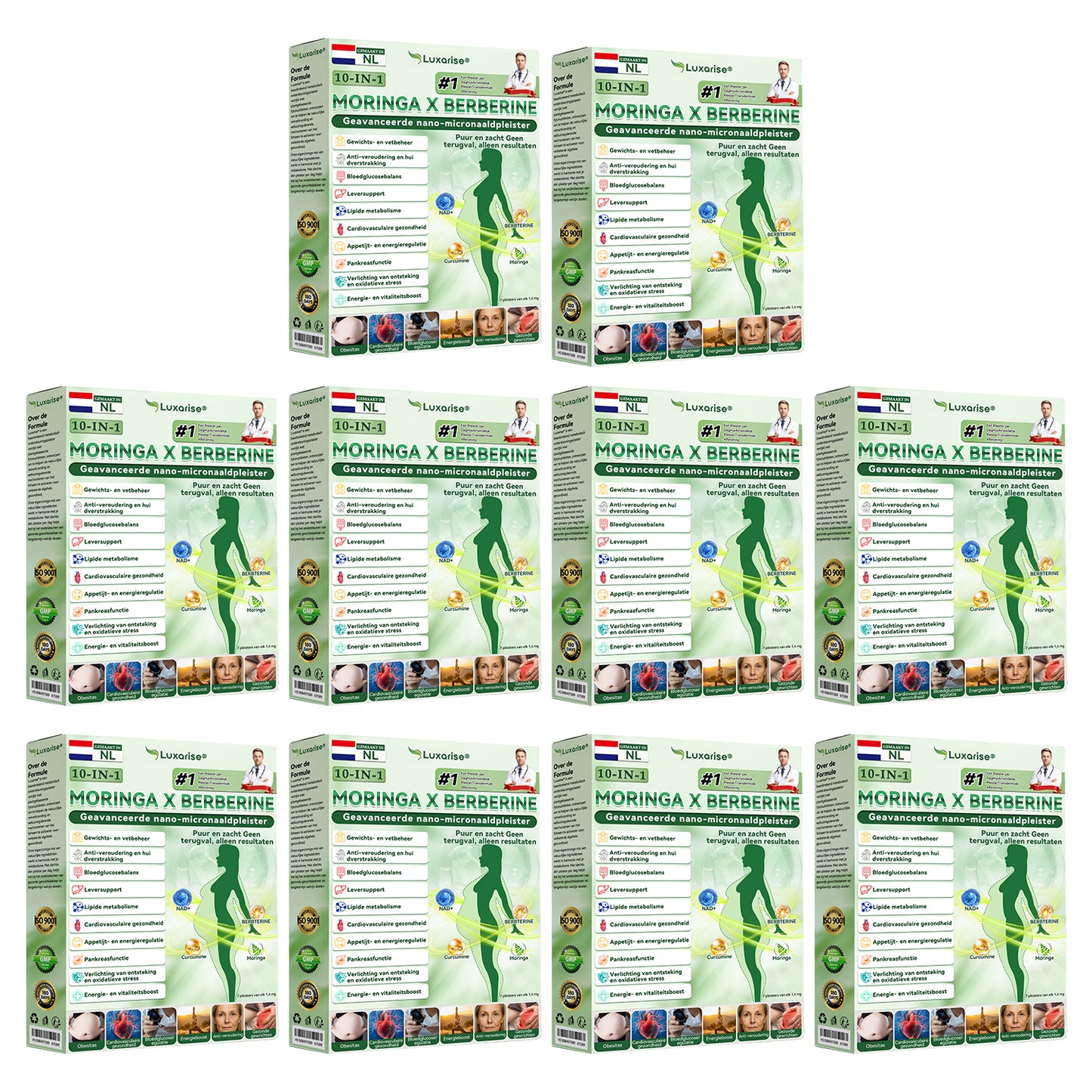 𝑳𝒖𝒙𝒂𝒓𝒊𝒔𝒆® 10-in-1 Nano-Micronaaldpleister  (1x per dag, zichtbaar resultaat in 7 dagen)zhenggai