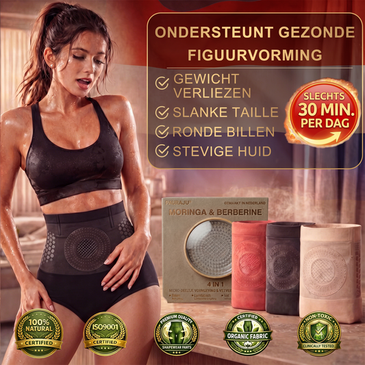 Officiële merkshop | PAURAJU® 4‑in‑1 vormgevende & comfortabele shorts met microdeeltje-gai
