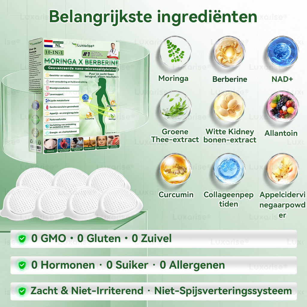 𝑳𝒖𝒙𝒂𝒓𝒊𝒔𝒆® 10-in-1 Nano-Micronaaldpleister  (1x per dag, zichtbaar resultaat in 7 dagen)zhenggai